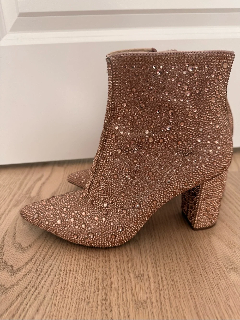 Rhinestone Cady Ankle Booties